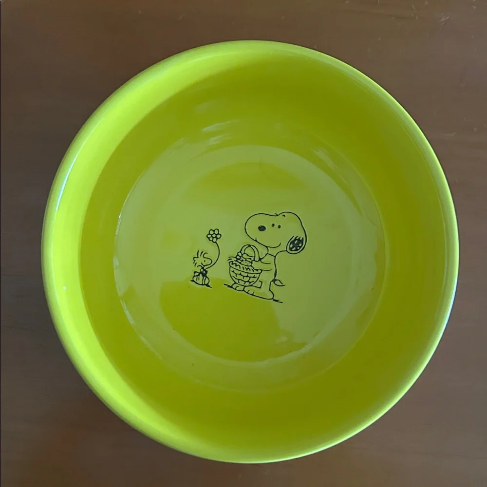 Decorative Easter Snoopy Serving Bowl